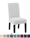 1PC Stretch Dining Chair Covers Polar Fleece Chairs Cover Seat Slipcovers Universal Dust Protector Cover for Hotel Party Banquet