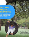 One Pair Tree Swing Hanging Kit Hammock Straps Camping 350 KG Load Capacity Rope Carabiner Outdoor Hiking Hammock Hanging Belt
