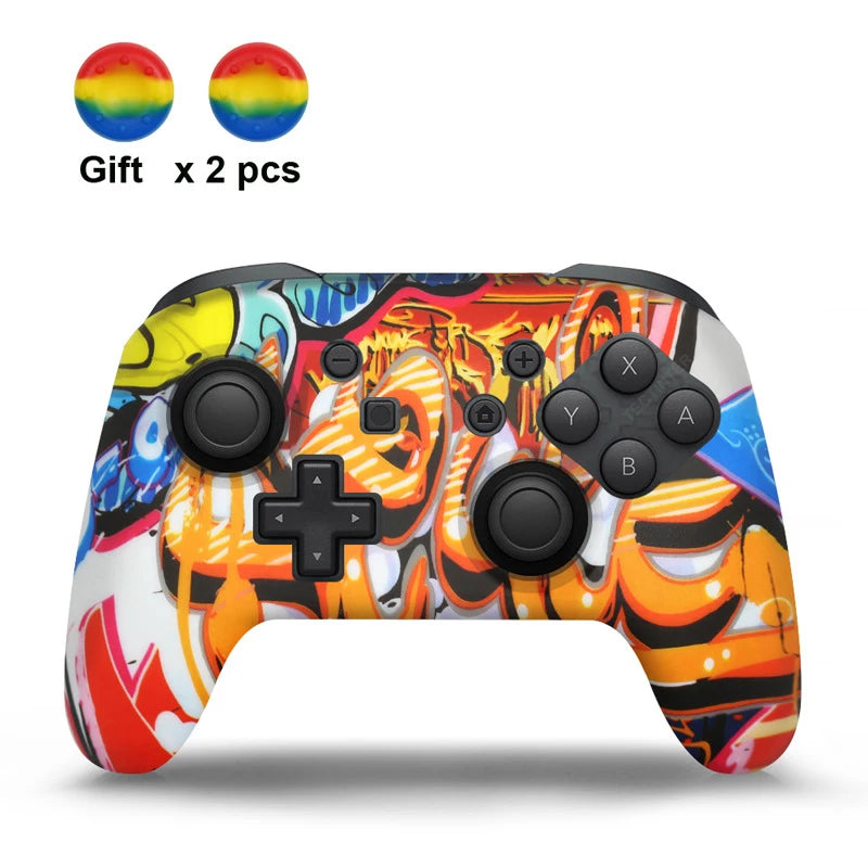 Anti-Slip Soft Silicone Case for Nintendo Switch Pro Controller – Rubber Skin with Joystick Grip Caps