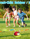 3 in 1 Ladybug Multifunction Exercise Machine Kids Jump Toss Toys Rocket Launcher Rope Sports Game Outdoor Educational Toy Gifts