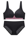 Women’s Fashion Lingerie Set – Comfortable Push-Up Bra & Antibacterial Panties