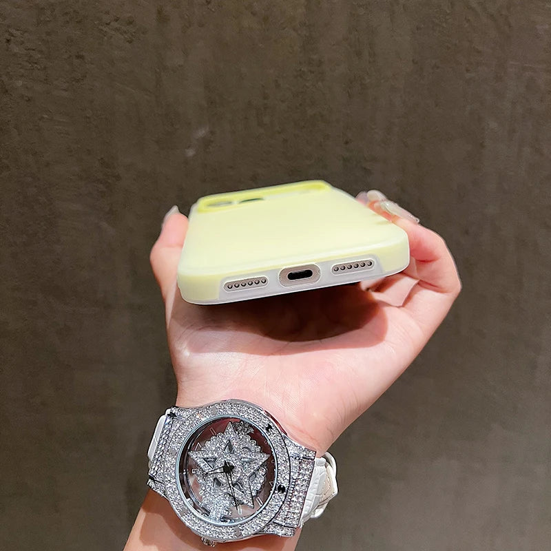 Luxury Candy Color Clear Matte Phone Case For iPhone 17 16 15 14 17 Air Shockproof Bumper Soft Jelly Cover