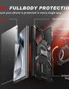 MagSafe Case for Samsung Galaxy S24 Ultra with Upgraded Camera Cover Kickstand and 9H Tempered Glass Screen Protector Phone Case
