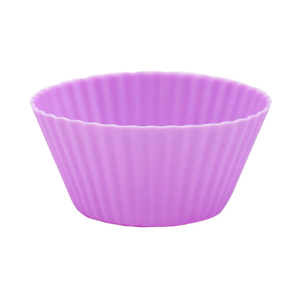 7cm Silicone Cake Mold Muffin Cup Cake Cups Bakeware Kitchen Gadgets Pudding Silicone Molds For Pastry DIY Tools Reusable