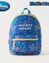 Disney Cartoon Backpack Women's Mickey Mouse Donald Duck Pattern Student School Bag Large Capacity Backpack Girls Shoulder Bag