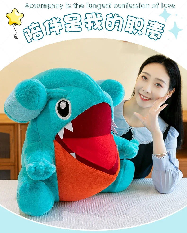 30/55cm Gible Pokemon Plush Toys Large Anime Doll Pillow Cartoon Griknot Gabite Pokémon Plushie Stuffed Gift for Kids Christmas