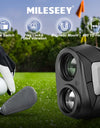 Laser Range Finder Black 600M Golf Distance Meter, with Vibration, Magnet, Slope switch, support USB Charging