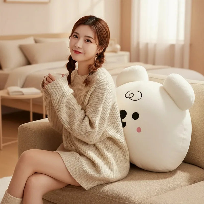 Cute Cartoon Bear Plush Stuffed Doll Cushion Toy
