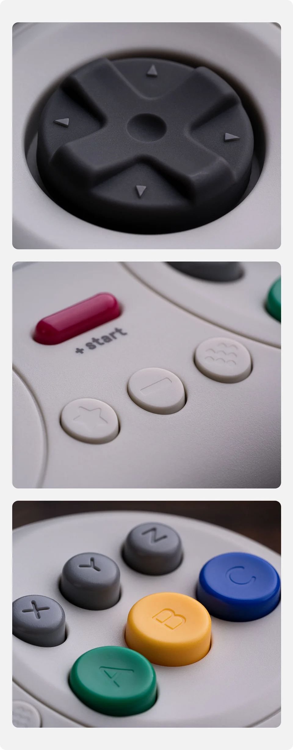 2.4GHz Wireless Retro Gaming Controller with Turbo Function for Sega Genesis Mini and Nintendo Switch