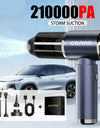 210000PA Powerful Car Vacuum Cleaner Wireless High Suction Cleaner Cordless Vacuum Cleaner Strong Suction Cleaning Machine