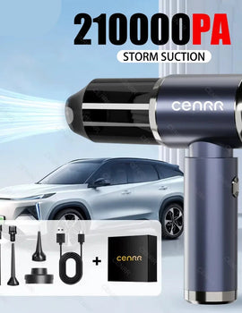 210000PA Powerful Car Vacuum Cleaner Wireless High Suction Cleaner Cordless Vacuum Cleaner Strong Suction Cleaning Machine