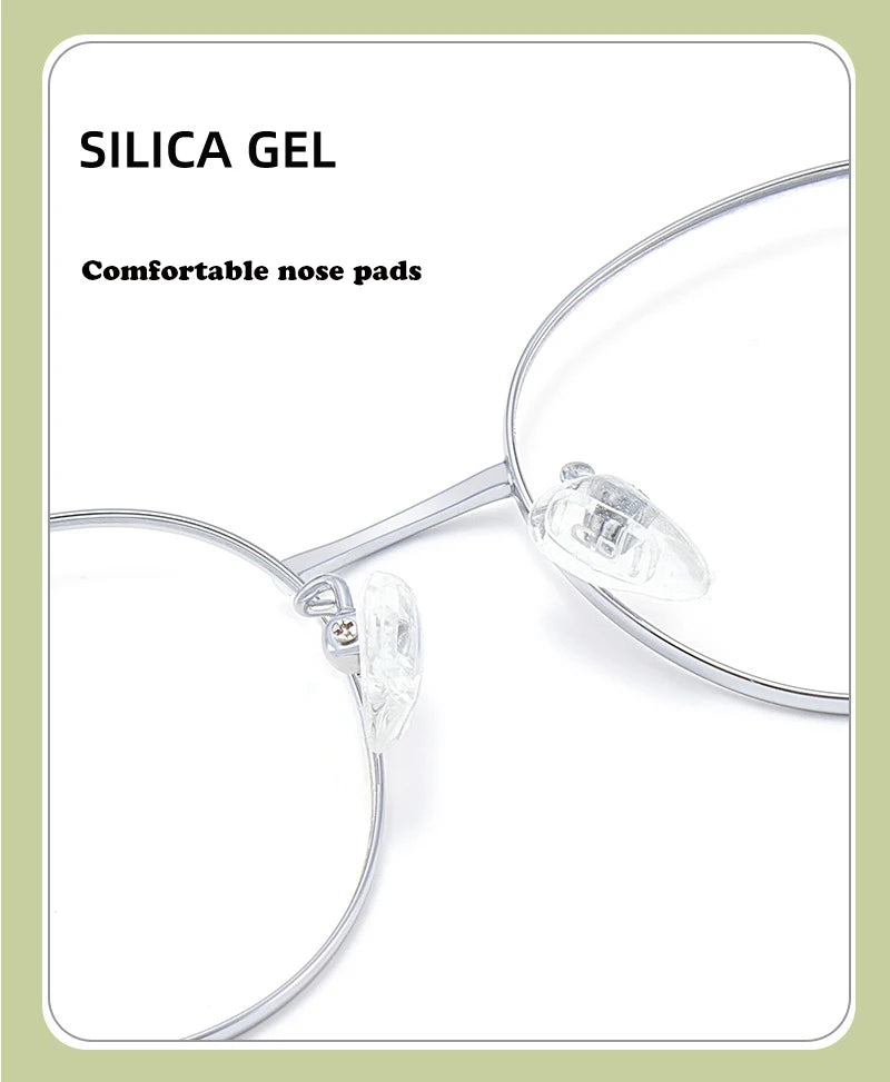 Oval Beta Titanium Eyeglasses Frame
