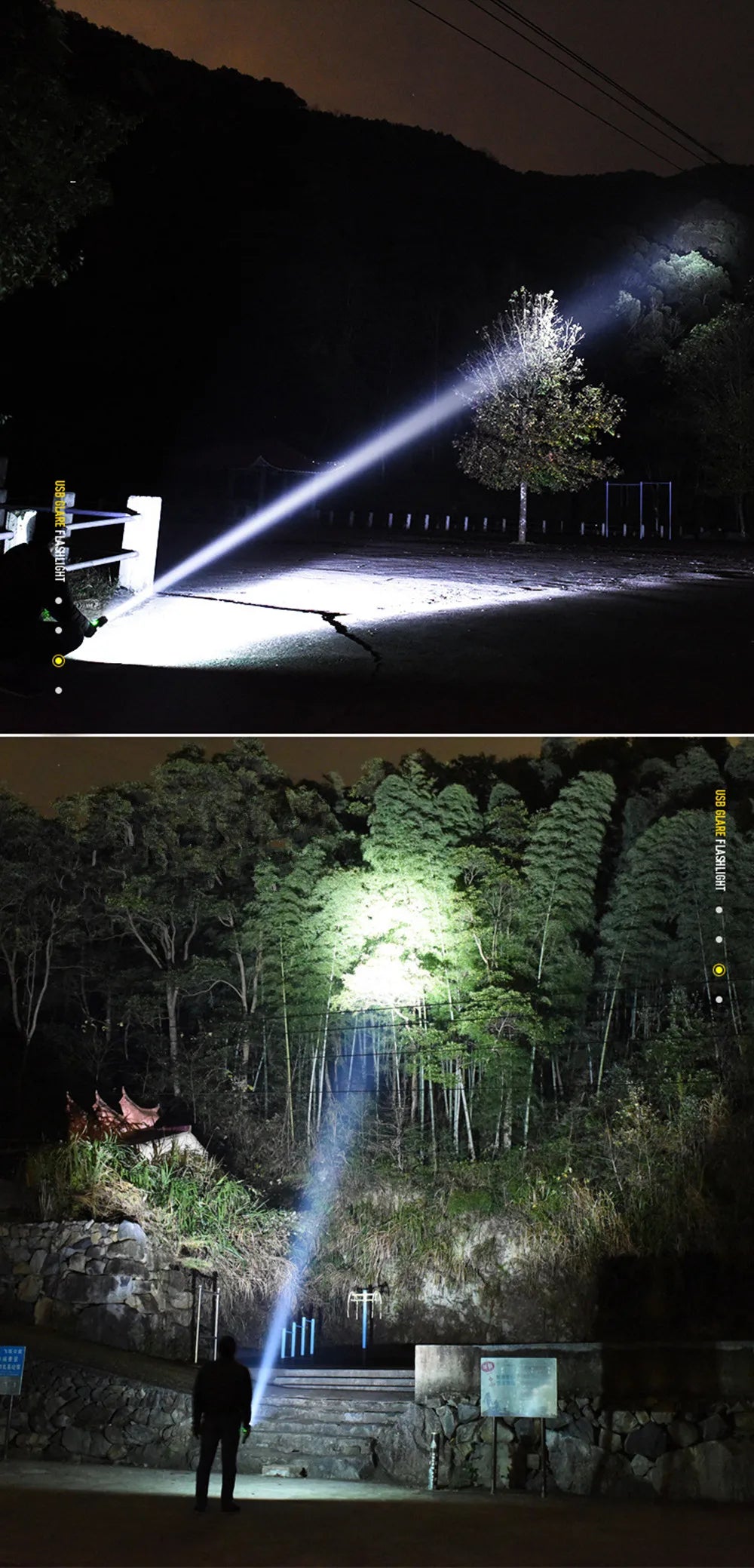 XHP70.2 LED Flashlight Rechargeable Zoom Tactical Torch USB Waterproof Camping Hunting Light