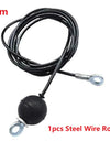 1.4/1.8/2/2.5M Steel Wire Rope DIY Heavy Duty Multi Gym Cable Fitness Pulley Machine Home Fitness Exercise Equipment Accessories