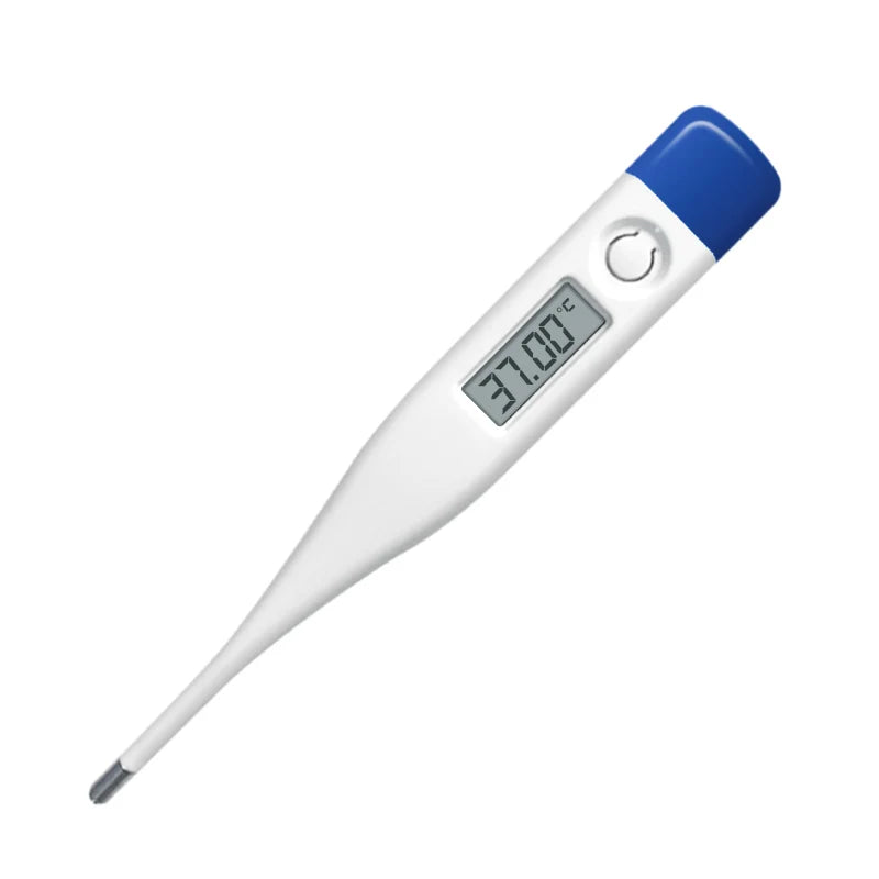 1 PC Digital Thermometer Good Quality Clinical Oral Underarm Rectal Test  Adult Fever Temperature Basal Rigid Tip Termometer