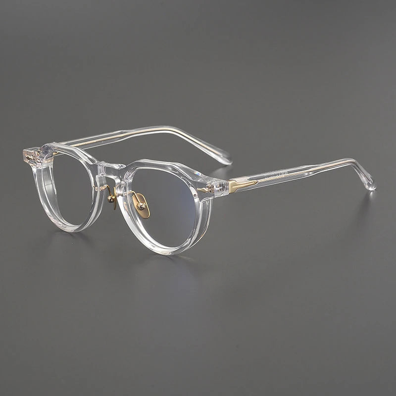 Vintage Oval Acetate Optical Eyeglasses Frame
