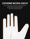 Winter Heating Cycling Gloves Black Ski Waterproof With Battery Warm Electric Heating Temperature Control Outdoor Riding Gloves
