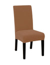 1PC Stretch Dining Chair Covers Polar Fleece Chairs Cover Seat Slipcovers Universal Dust Protector Cover for Hotel Party Banquet