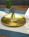 Creative Metal Incense Burner Mini Sailboat Incense Holder Incense Plate Ash Catcher Buddhism Supplies Home Decor