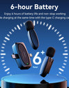 3-in-1 Wireless Lavalier Microphone for iPhone Android PC Computer Camera Real-time Monitoring  Noise Reduction Mic