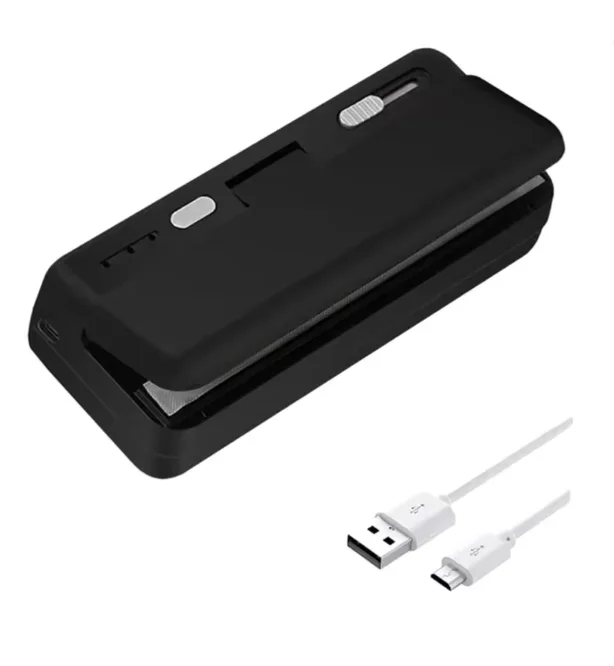 Mini Rechargeable Heat Bag Sealer – Portable Handheld Plastic Bag Sealing Machine for Food Storage & Packaging