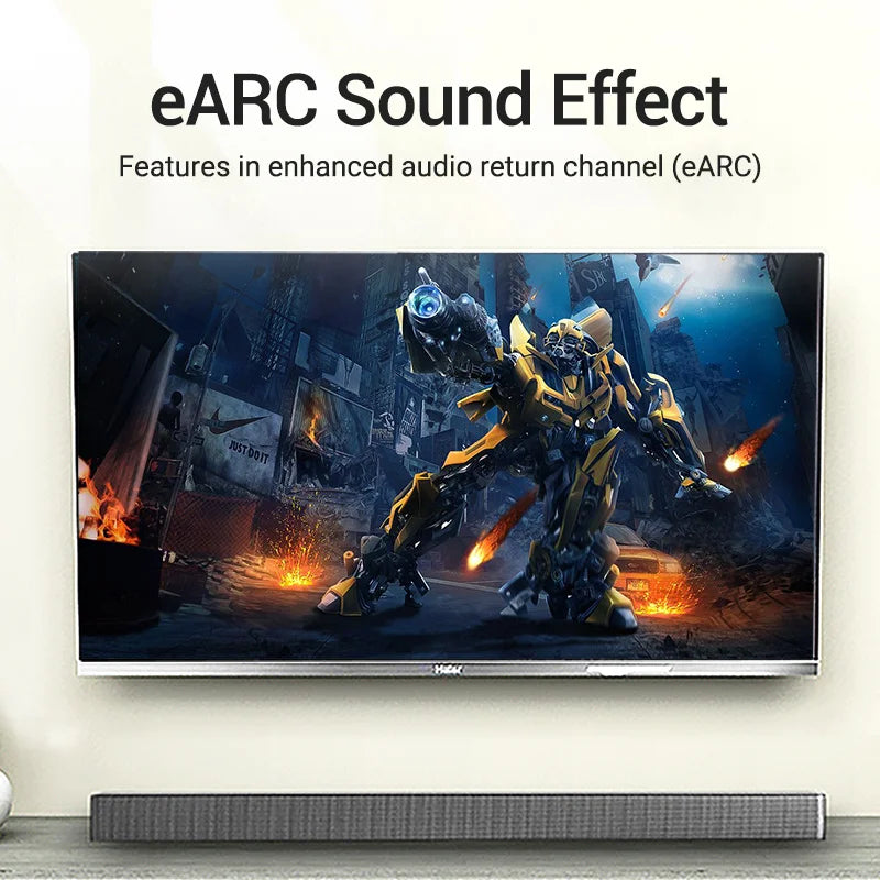 HDMI-Compatible 2.1 Cable Ultra High Speed 8K@60Hz 4K@120Hz Certified Cord for PS5 Xiaomi TV Box Dolby Vision HDCP 2.3