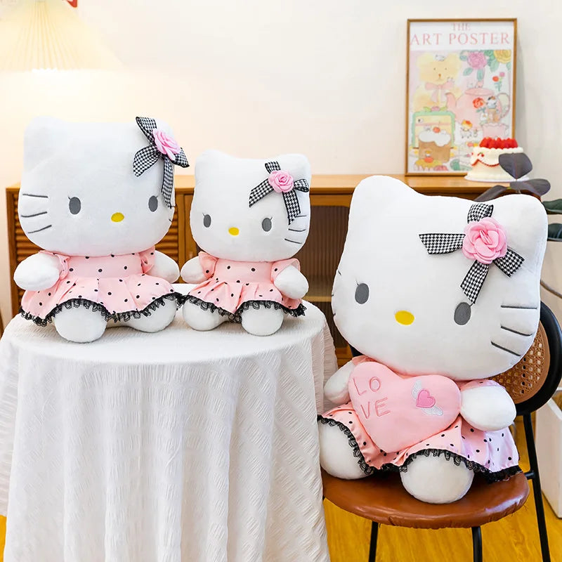 Cute Cat Character Plush Stuffed Doll Toy