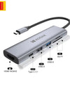 Kodak 6 In 1 USB C HUB 4K 30Hz to HDMI PD Multi Splitter Type-C Adapter for Macbook USB3.0 HUB SD Card Reader Multi Converter