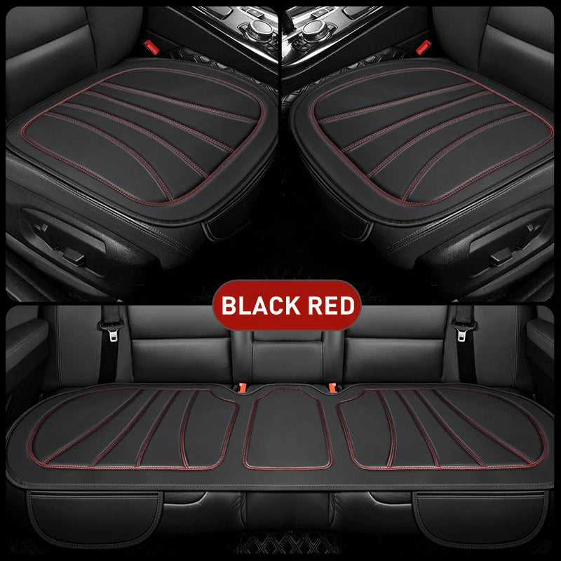 Karcle Car Seat Cover PU Leather Car Seat Cushion Breathable Auto Chair Cushions Pad Mat Universal Durable Four Seasons Pad Mat