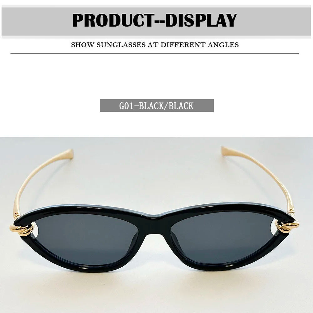 Vintage Cat Eye Sunglasses With UV400 Protection