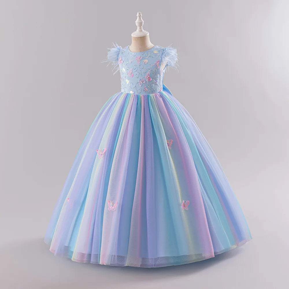 Girls Princess Dress - Fluffy Tulle Ball Gown for 1st Birthday/Wedding/Pageant | Flower Girl Party Dress
