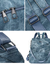 Leather Backpacks Casual Knapsack Large Capacity Packs School Backpack For College Students Travel Bags