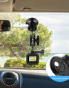 Magic Arm with Pump Suction Cup Aluminum Alloy Mount for Gopro DJI with Three Bayonet Sports Camera Accessories