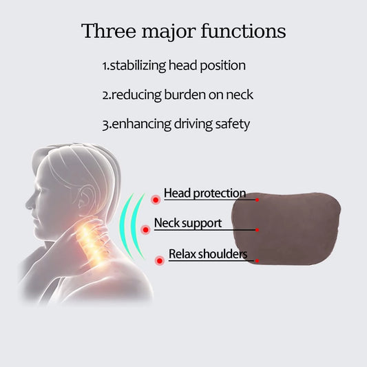 Adjustable Memory Foam Car Headrest Neck Support Pillow