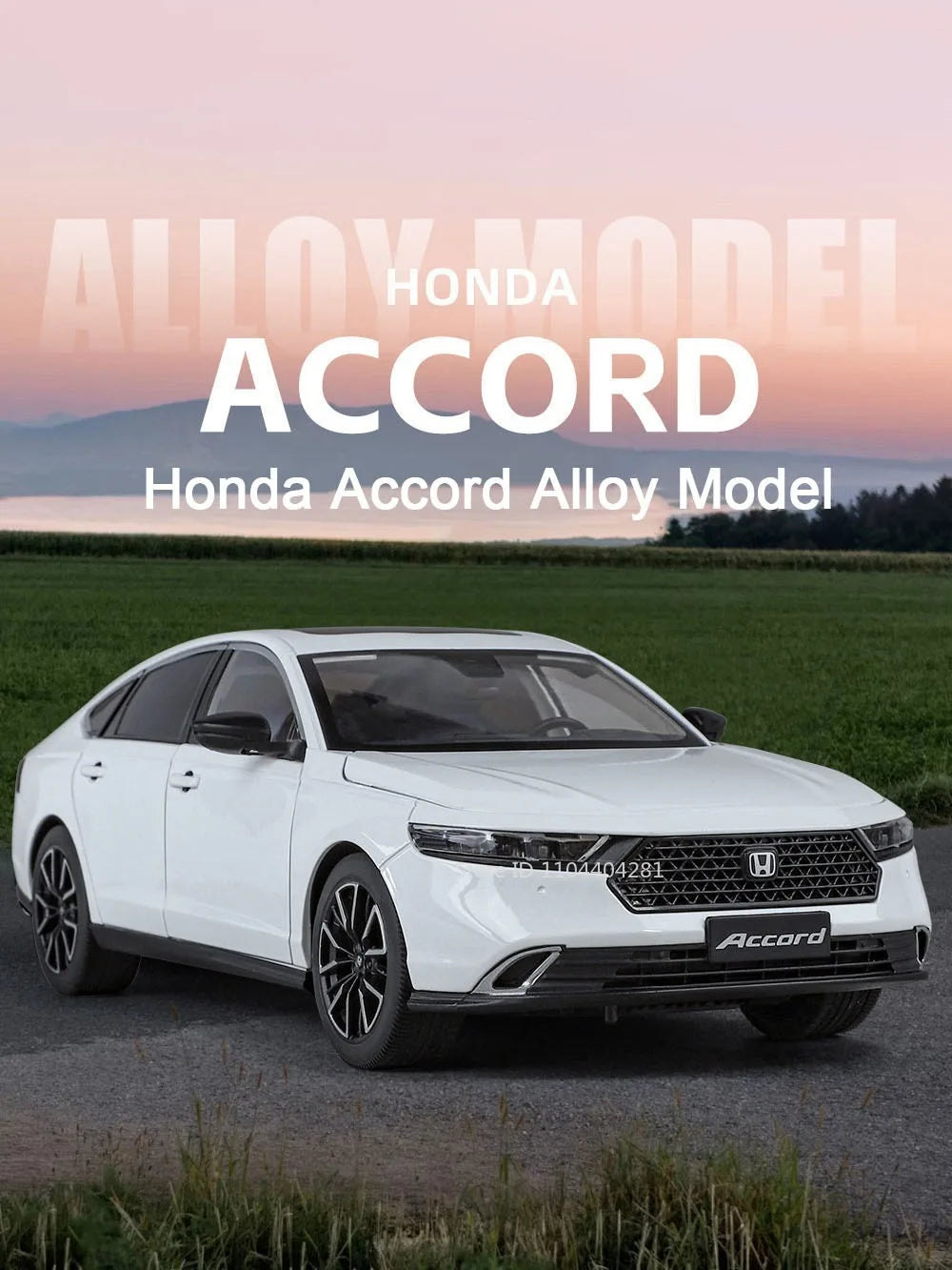 1:18 X5M Honda Accord Car Toys Alloy Diecast Models Shock Absorption Doors Opened Front Wheel Steering Vehices Desktop Ornament