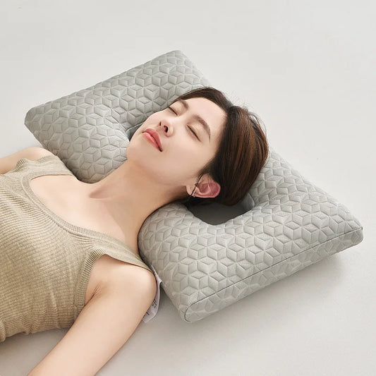 Ear protection pillow, side sleeping non pressure ear pillow, bedridden elderly pillow, ear piercing pillow, headphone pillow,