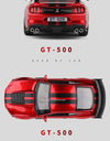 Scale 1:32 Mustang Shelby GT500 F-150 Toy Car Model Alloy Diecast Sound Light Pull Back Vehicle Models Birthday Gifts