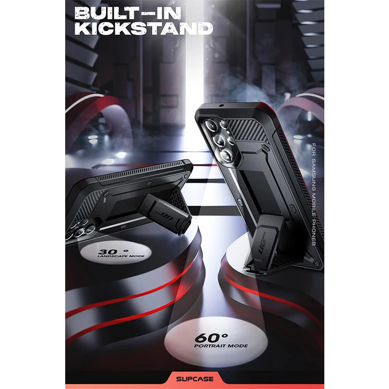 For Samsung Galaxy S22 Ultra Case 2022 UB Pro Full-Body Dual Layer Rugged Belt-Clip Case with Built-in Screen Protector