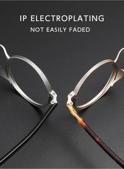 SANGCOO New Ultra-light Fashion Retro Round Small High Quality Hyperopia Reading Myopia Prescription Glasses frame