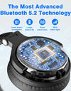 Wireless Headphones Bluetooth 5.2 Headset Over Ear Stereo Super Bass Earphones With Microphone For Phone PC Sport