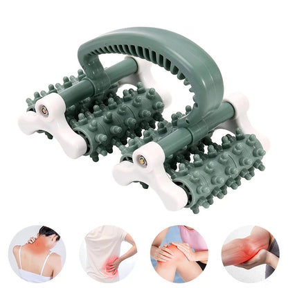 Muscle Massage Roller Increaser Fascia and Anti Cellulite Roller Fat Blasting Myofascial Release Tool for Back, Neck, Waist,Legs