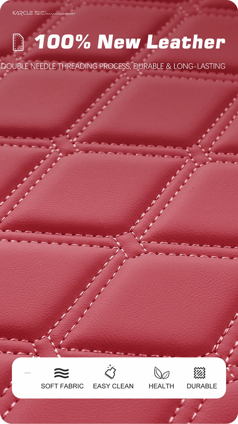 Leather Car Seat Covers Universal PU Cars Seat Cushion Cover Automobiles Seat Protector Waterproof Car Chair Pad Mat