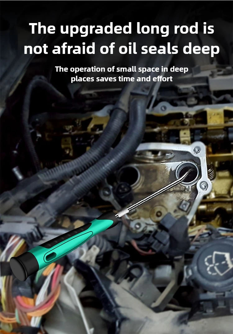 Car Auto Vehicle Oil Seal Screwdrivers Set O-Ring Seal Gasket Puller Remover Pick Hooks Tools Sealing Repair Tools 16cm 4Pcs