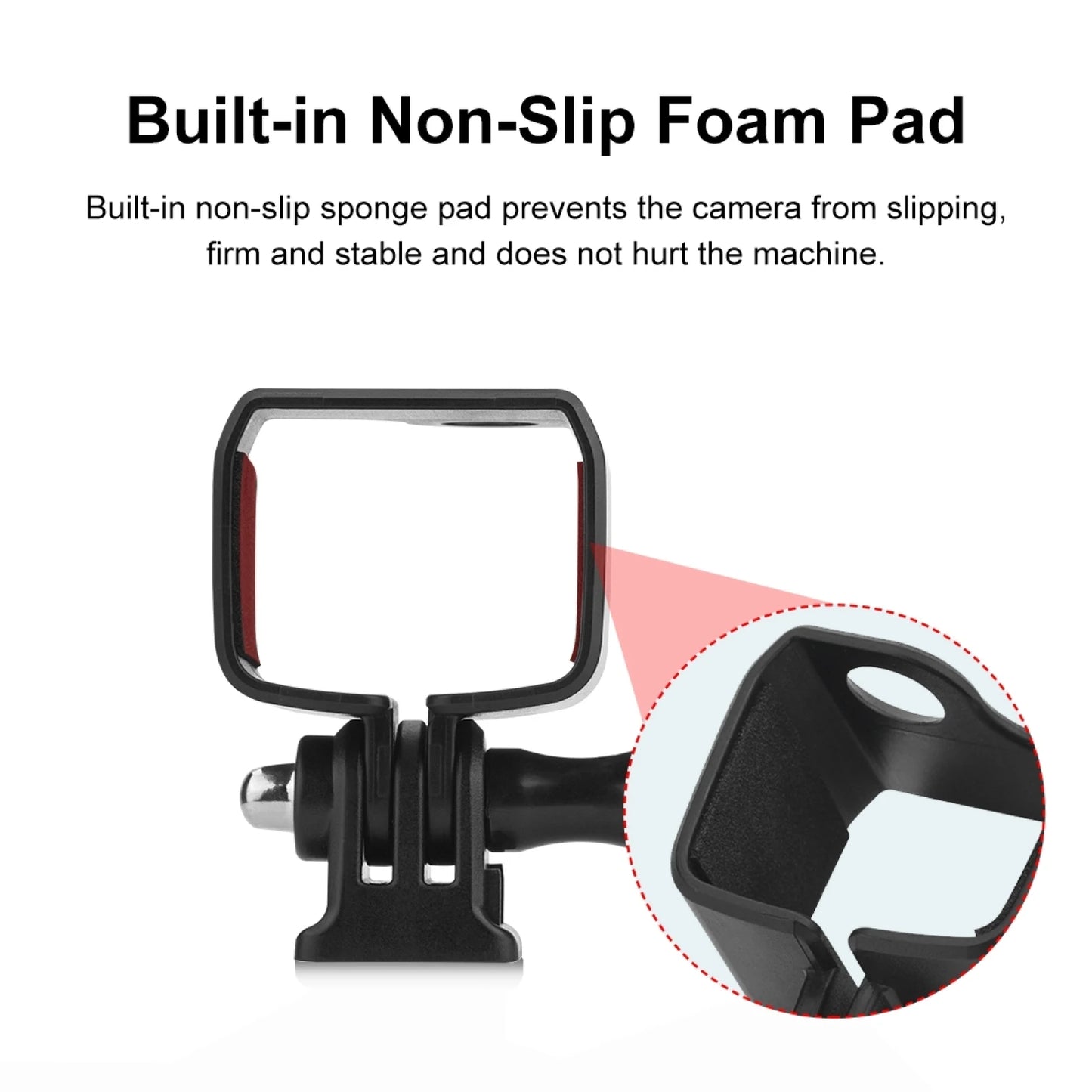 for DJI OSMO Pocket 3 Adapter Frame Expansion Bracket with 1/4 inch Hole