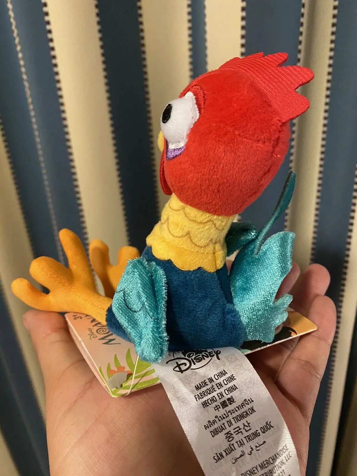Authentic Disney Hei Hei Moana Shoulder Pal Magnet Plush toy doll