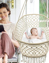 Nordic Style Newborn Indoor and Outdoor Cotton Rope Hammock Hanging Chair Swing Baby Cradle Baby Bed Rocking Chair