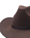 Western Cowboy Hat Versatile Comfortable Roll up Casual Cosplay with Buckle Belt