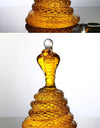 Snake Shaped Wine Bottle 500/1000mI High Borosilicate Glass Process Chinese Zodiac Snake Transparent Empty Bottle Whisky Bottle