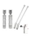 14mm 16mm Spark Plug Removal Tool Wrench Magnetic Sleeve 3/8-Inch 12-Point Swivel Candle Key 16mm Magnet Pull Out Spark Plugs