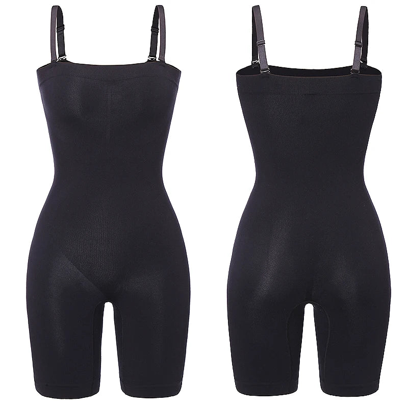 Women Strapless Shapewear Bodysuits Tummy Control Butt Lifter Body Shaper Waist Trainer